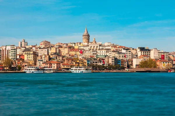 Tour Galata Dans Ville Istanbul Turquie Vue Ville Istanbul Turquie — Photo