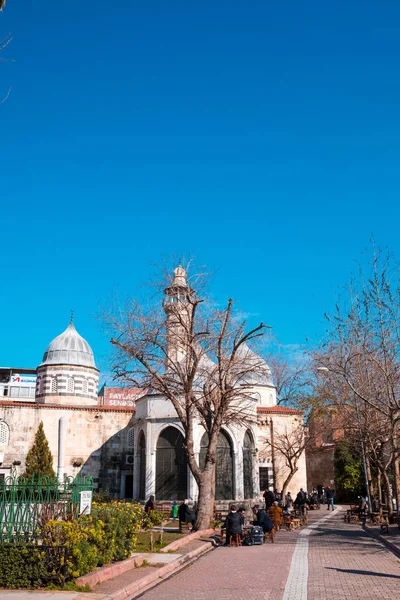 Grande Mesquita Adana Cidade Turquia Adana City Com Grande Mesquita — Fotografia de Stock