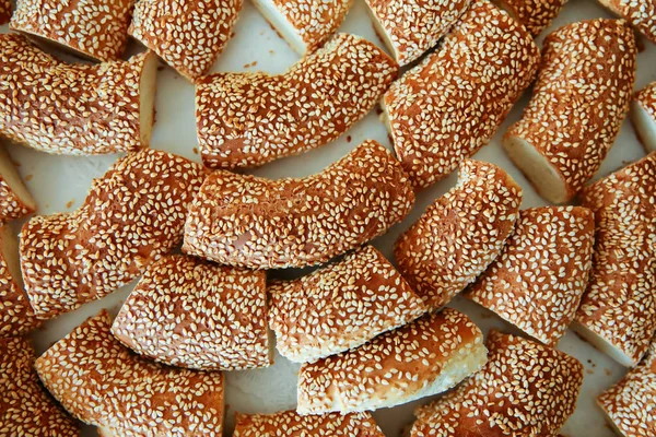 Bagel Tradicional Turco También Conocido Como Simit Cultura Cocina Desayuno — Foto de Stock