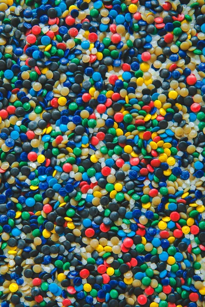 Industrial Colorful Polymeric Dye Plastic Pellets Colorant Plastics Pigment Plastic — Stock Photo, Image