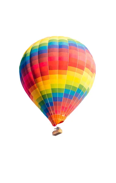 Colorful Hot Air Balloon Isolated White Background Hot Air Balloon — Stock Photo, Image