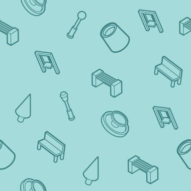 Park anahat izometrik desen