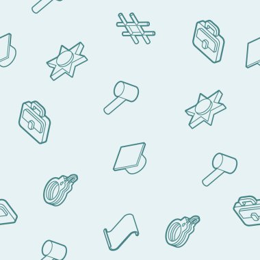 Mahkeme anahat izometrik desen