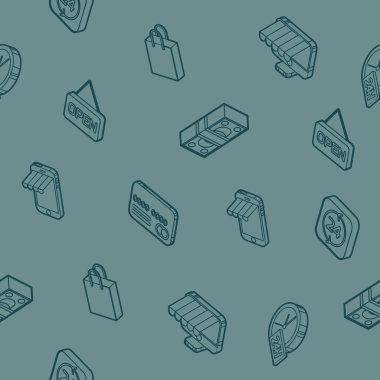 Perakende anahat izometrik desen