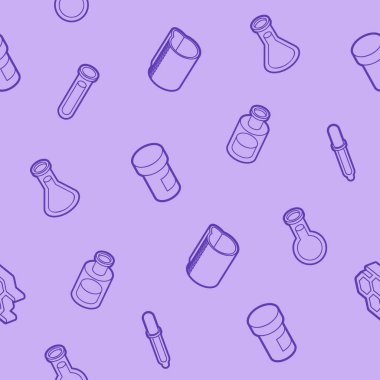 Laboratuvar anahat izometrik desen