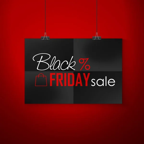 Black Friday Sale Emblem — Stockvektor