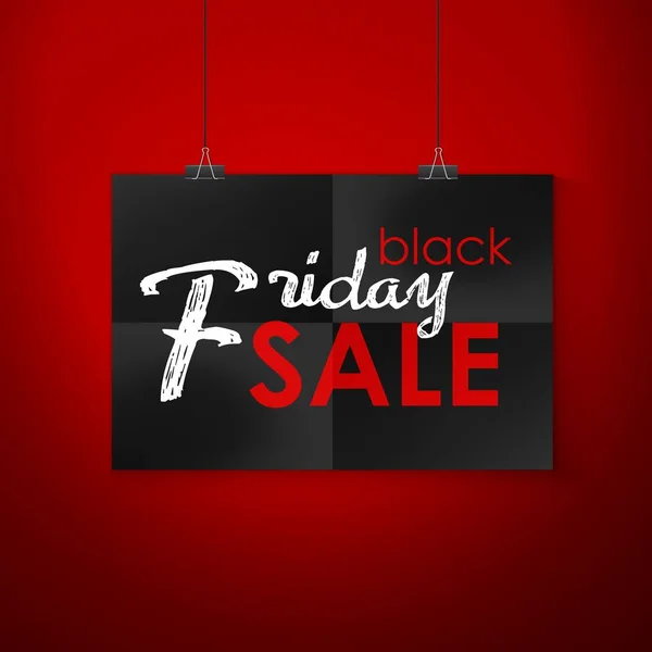 Black Friday Sale Emblem — Stock Vector