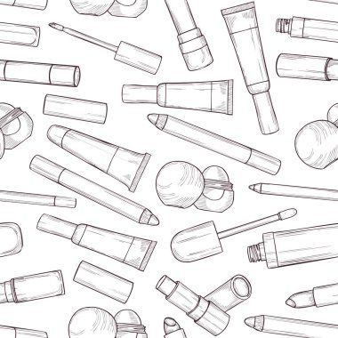 Çizilmiş dudak parlatıcısı el