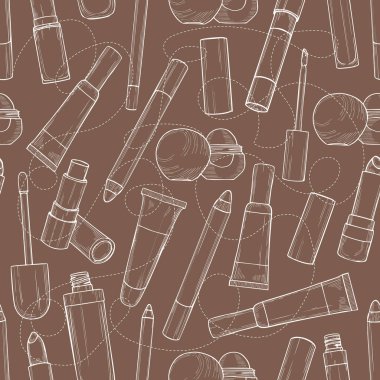 Çizilmiş dudak parlatıcısı el