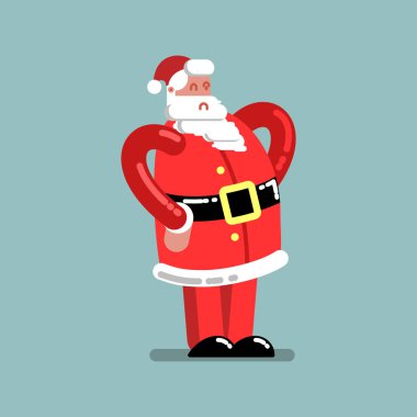 Kemer ile Santa ayakta eller