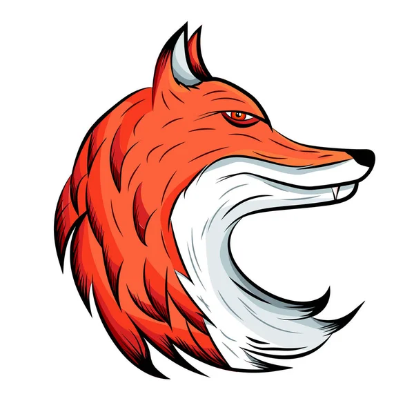 Эмблема лисицы. Логотип животных . — стоковый вектор