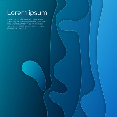 Kağıt kesiği şekilli 3 boyutlu arkaplan