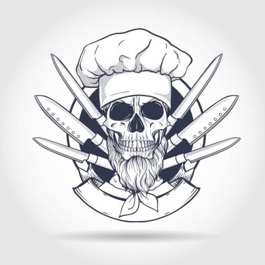 Elle çizilmiş kroki, renk kafatası