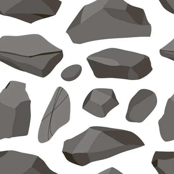 Set of stones pattern — Stock Vector