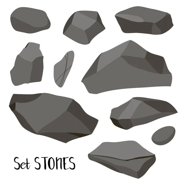 Sada kamenů — Stockový vektor