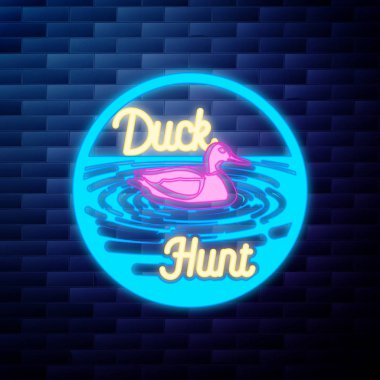 neon tabela tuğla duvar arka plan üzerinde parlayan vintage diş amblemi