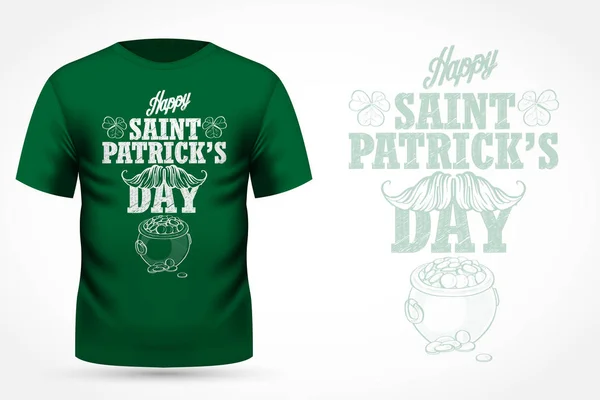 Lettring för Saint Patricks Day — Stock vektor