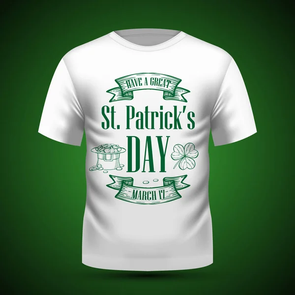 Lettring för Saint Patricks Day — Stock vektor