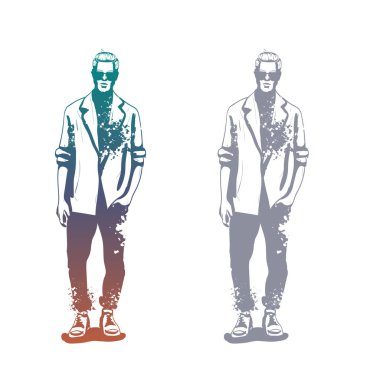 Vektör erkek modelleri