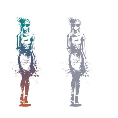 Trendy bakmak kızlar