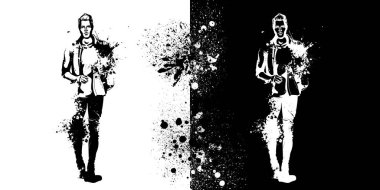 Vektör erkek modelleri