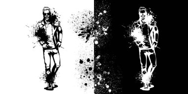 Vektör erkek modelleri