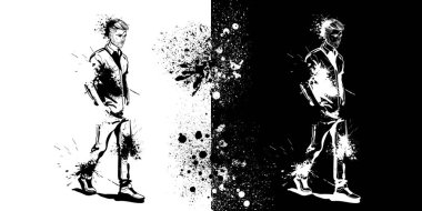 Vektör erkek modelleri