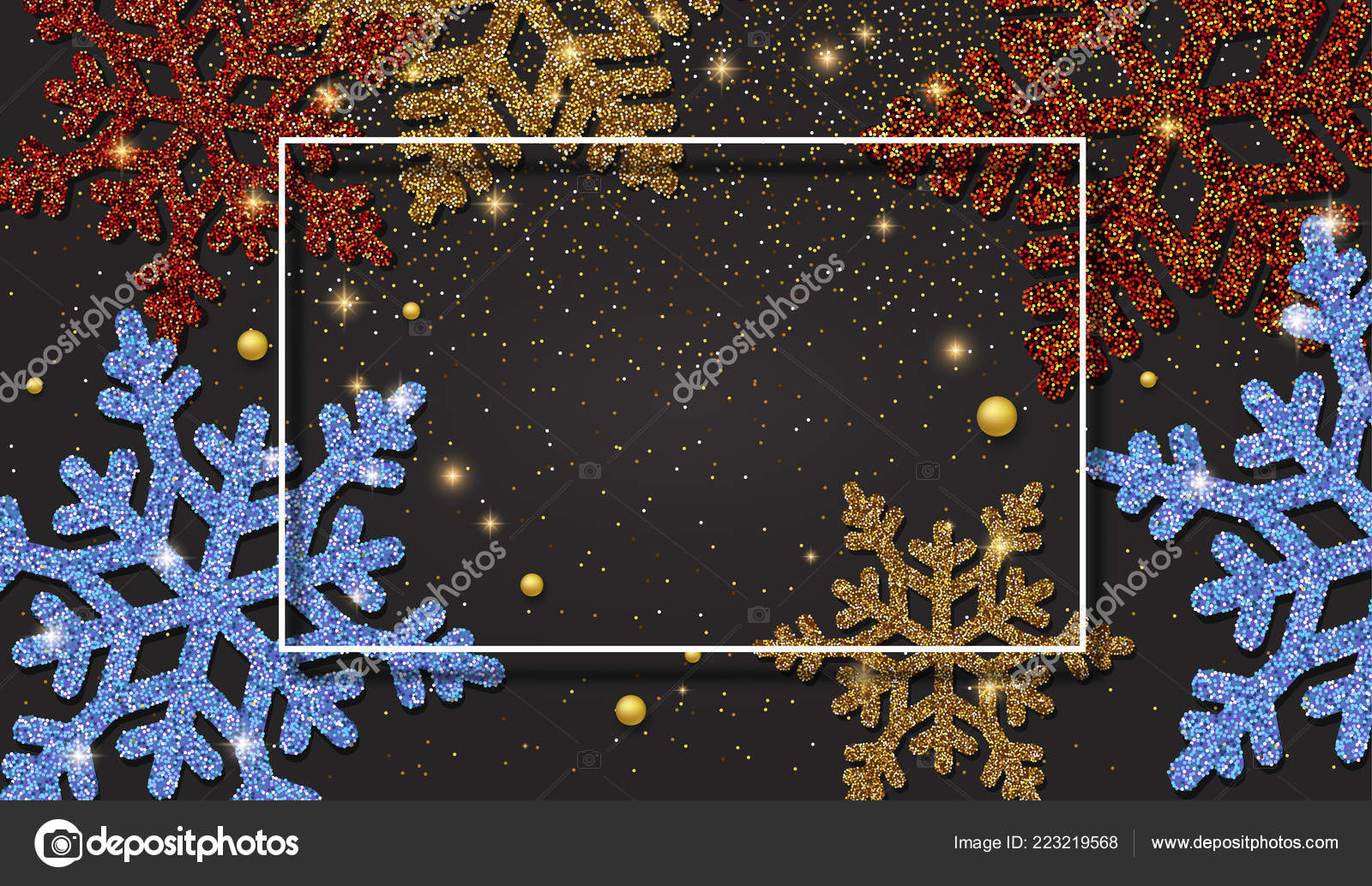 Weihnachten Neujahr Winter Hintergrund Mit Schoner Farbe Schnee Vektorgrafik Lizenzfreie Grafiken C Svetlaboro Depositphotos