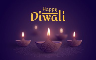 Kandil ile mor mutlu bayramlar Festival posteri.