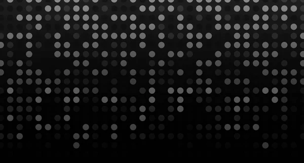 Fondo digital abstracto negro con patrón de puntos . — Archivo Imágenes Vectoriales