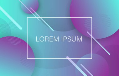 Geometrik desenli mavi ve mor spektrum arka plan.