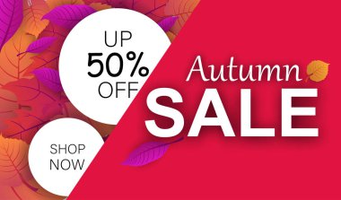 50 off Satılık kitapçık ile sonbahar yaprakları. Şimdi poster alışveriş.