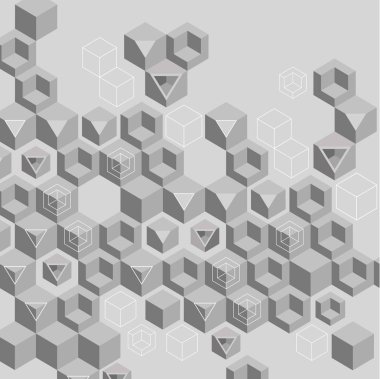 Geometrik desenli gri arka plan.