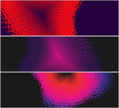 Banner renk soyut desenli.