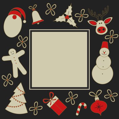 Kare kare ve Christma ile Noel ve yeni yıl arka plan