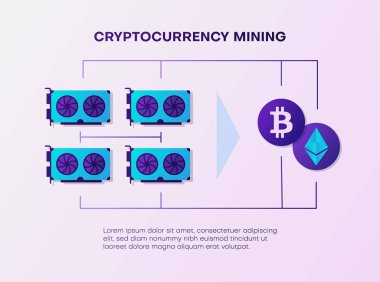 Cryptocurrency incelemesi. Açılış sayfası şablonuyla sunucuları ve bi