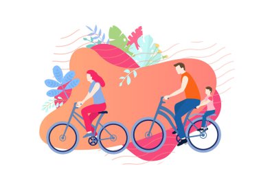 Merhaba yaz. Çocuklu aile hafta sonunu açık havada geçiriyor ve bi biniyor