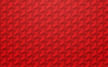 3d efektli geometrik desenli kırmızı soyut arka plan.