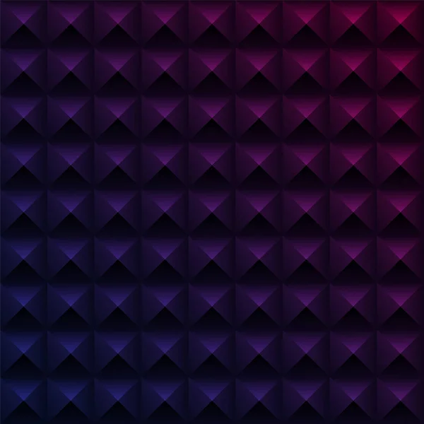 Фіолетовий спектр фону з абстрактним 3d геометричним візерунком . — стоковий вектор