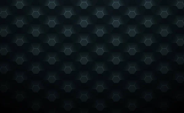 Zwarte abstracte achtergrond met geometrisch patroon. — Stockvector