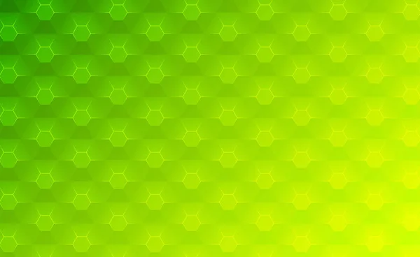 ぼやけた幾何学模様を持つ緑の抽象的な背景. — ストックベクタ