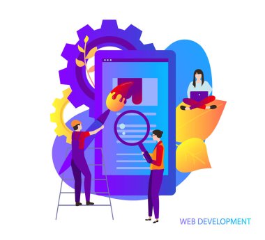 Web geliştirme. Akıllı telefon ve mo oluşturan kişilerle şablon oluşturma