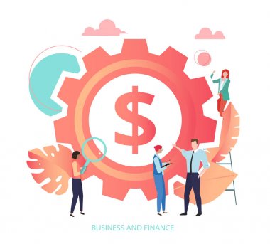 İş ve finans. İş projec için Coral web sitesi şablonu