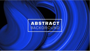 Mavi fırça darbesi tasarımı ile yaratıcı soyut arka plan.