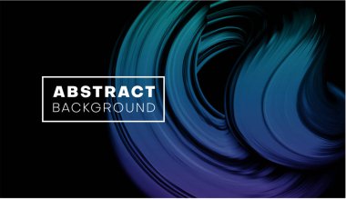 Mavi fırça darbesi tasarımı ile yaratıcı soyut arka plan.