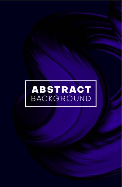 Mor fırça kontur tasarımı ile yaratıcı soyut arka plan.