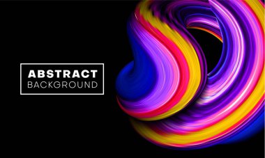 Renkli fırça darbesi tasarımı ile yaratıcı soyut arka plan.