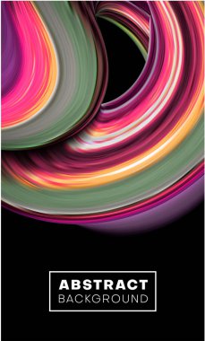 Renkli fırça darbesi tasarımı ile yaratıcı soyut arka plan.