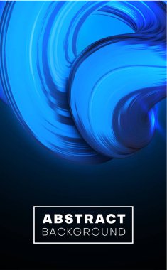 Mavi fırça darbesi tasarımı ile yaratıcı soyut arka plan.