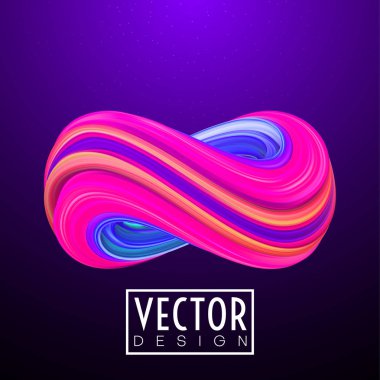 Pembe ve mavi soyut fırçastro ile mor yaratıcı arka plan